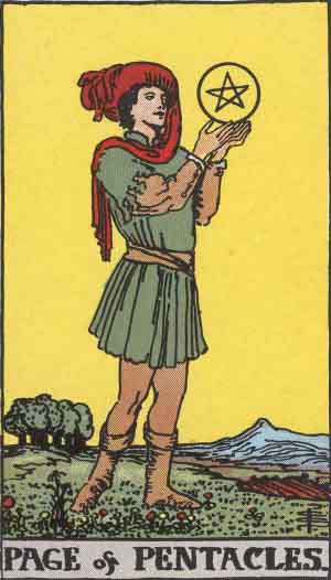 Page of Pentacles 星币侍卫