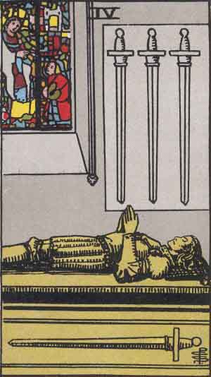 Four of Swords 宝剑四