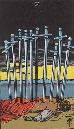 Ten of Swords 宝剑十