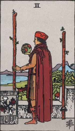 Two of Wands 权杖二