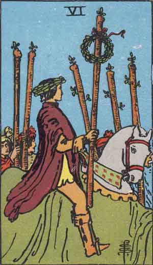 Six of Wands 权杖六