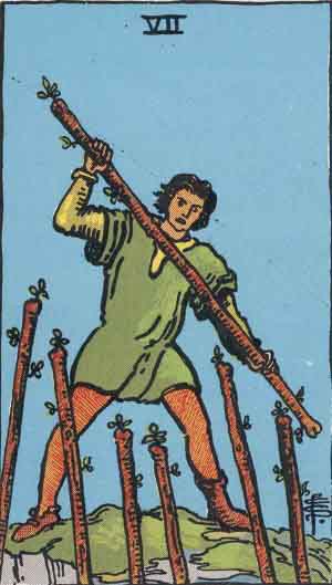 Seven of Wands 权杖七