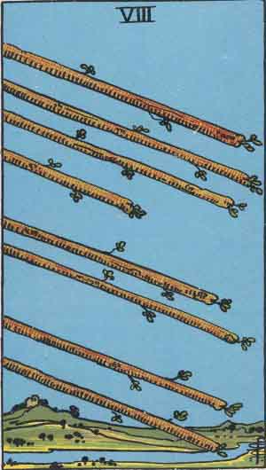 Eight of Wands 权杖八