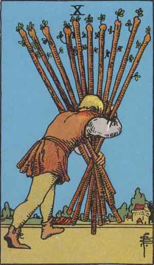 Ten of Wands 权杖十